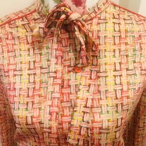 1970s Vintage Women’s Skirt And Blouse Set